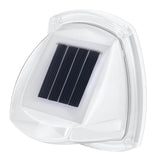 Lampa Solara Led Tip Aplica Pentru Perete, 8.5 X 9 Cm, 2V, Abs, 600Mah, Rezistent La Apa, Material Abs, 8 Led-Uri, Alb Cald - vivimall.ro