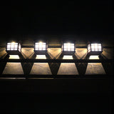 Lampa solara LED tip Felinar pentru perete Flippy, 11.5 x 8.3cm, 1.2V, ABS, 400mAh, alb cald