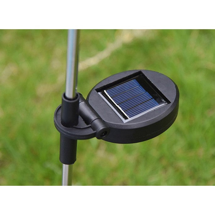 Lampa solara LED tip Floarea Soarelui, inaltime 70 cm, Pentru gradina, Flippy