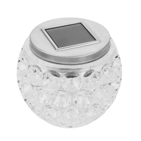 Lampa Solara Led Tip Glob Cristal Lumina Rece | Lumoar