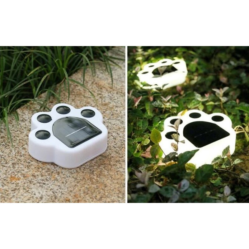 Lampa Solara Led, Tip Laba De Urs, Pentru Gazon Sau Gradina, Rezistenta La Apa, Alb Rece - vivimall.ro
