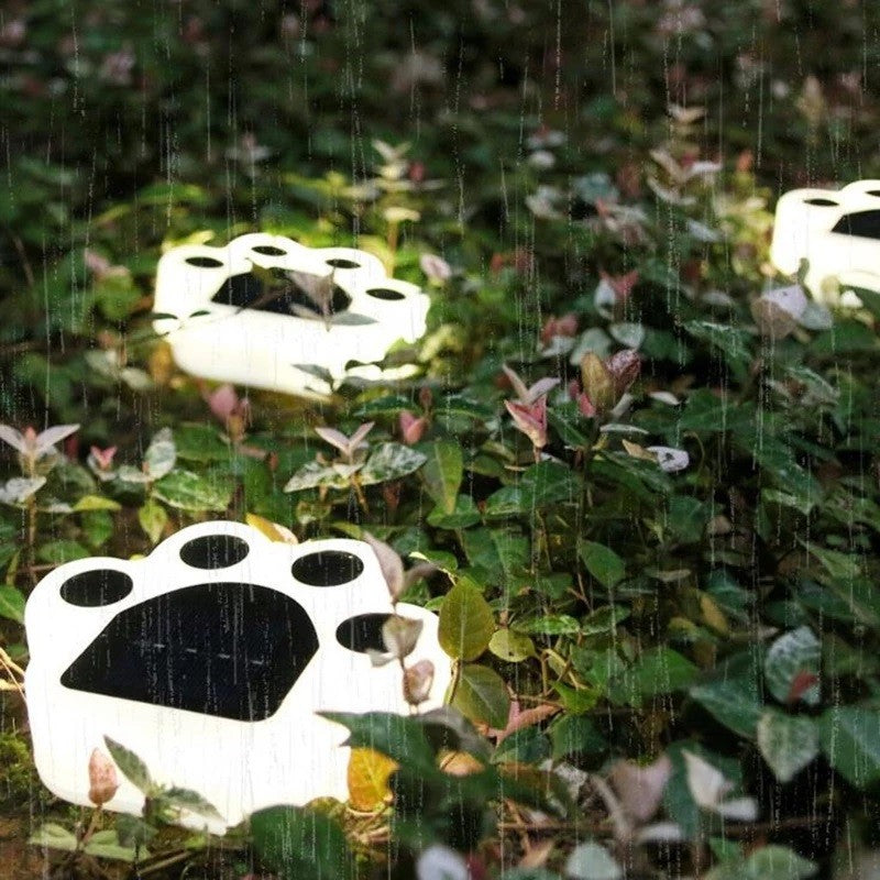 Lampa Solara Led, Tip Laba De Urs, Pentru Gazon Sau Gradina, Rezistenta La Apa, Alb Rece - vivimall.ro