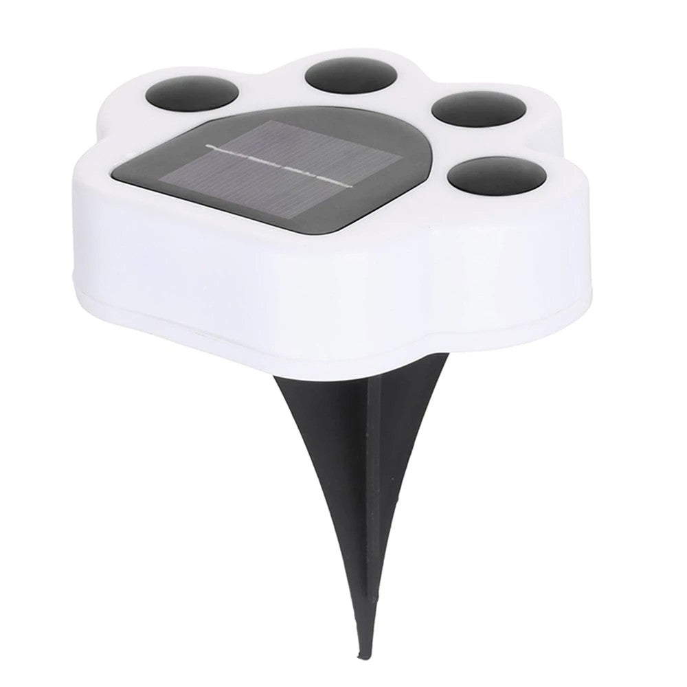 Lampa Solara Led, Tip Laba De Urs, Pentru Gazon Sau Gradina, Rezistenta La Apa, Alb Rece - vivimall.ro