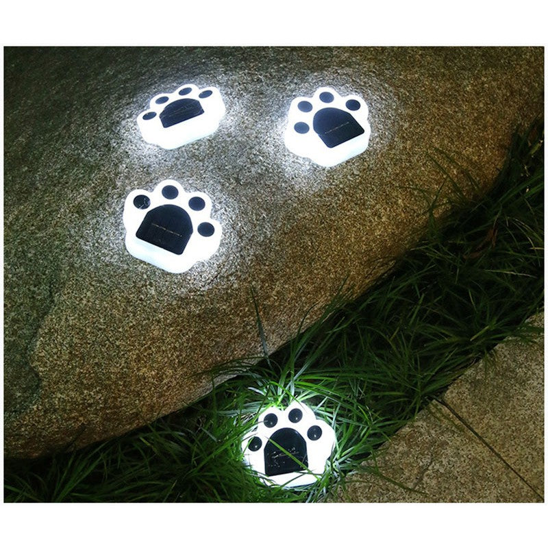 Lampa Solara Led, Tip Laba De Urs, Pentru Gazon Sau Gradina, Rezistenta La Apa, Alb Rece - vivimall.ro