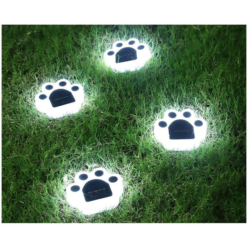 Lampa Solara Led, Tip Laba De Urs, Pentru Gazon Sau Gradina, Rezistenta La Apa, Alb Rece - vivimall.ro