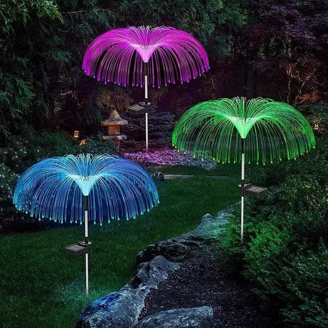 Lampa Solara Led Tip Meduza, Inaltime 90 Cm, Pentru Gradina - vivimall.ro