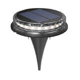 Lampa Solara Led Tip Spot Pentru Gradina, 8 Led-Uri, Material Abs Si Policarbonat, Baterie 1.2V, 600Mah, 12 X 13.5 Cm, Alb Rece - vivimall.ro