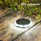 Lampa Solara Led Tip Spot Pentru Gradina, 8 Led-Uri, Material Abs Si Policarbonat, Baterie 1.2V, 600Mah, 12 X 13.5 Cm, Alb Rece - vivimall.ro