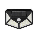 Lampa Solara Cu Senzor De Miscare, 100 Led-Uri, Ip.65 - vivimall.ro