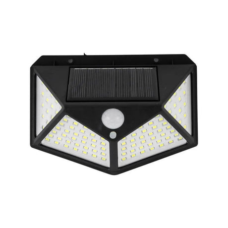 Lampa Solara Cu Senzor De Miscare, 100 Led-Uri, Ip.65 - vivimall.ro
