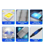 Lampa solara stradala Flippy, pentru curte sau strada, cu doua grile, finisaj mat, rezistent la apa, montare prin fixare, senzor lumina, baterie de litiu, IP65, lumina rece, putere 300W, autonomie 10 ore, 51.5 x 21 cm, gri