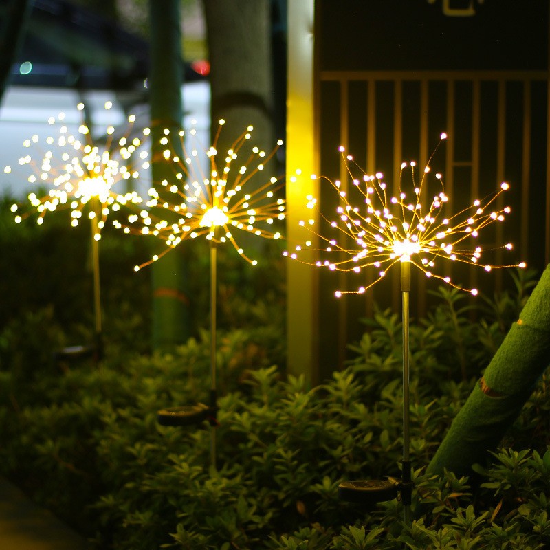 Lampa Solara Sub Forma De Artificii, 120 Led-Uri