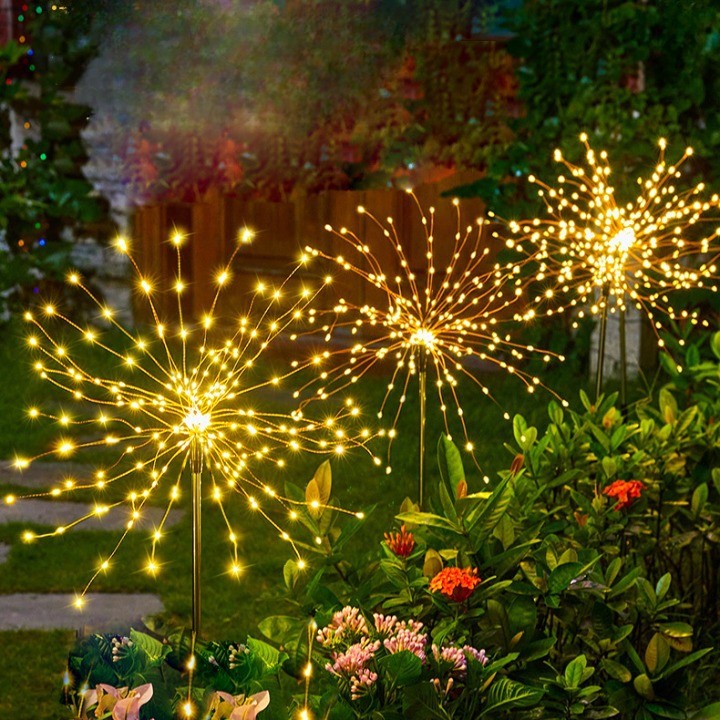 Lampa Solara Sub Forma De Artificii, 90 Led-Uri