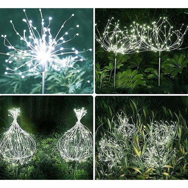 Lampa Solara Sub Forma De Artificii, 90 Led-Uri, Rece