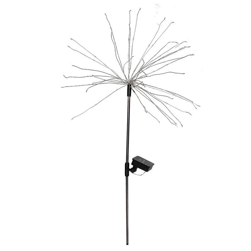 Lampa solara sub forma de artificii, 90 LED-uri, alb rece, Vivimall - vivimall.ro