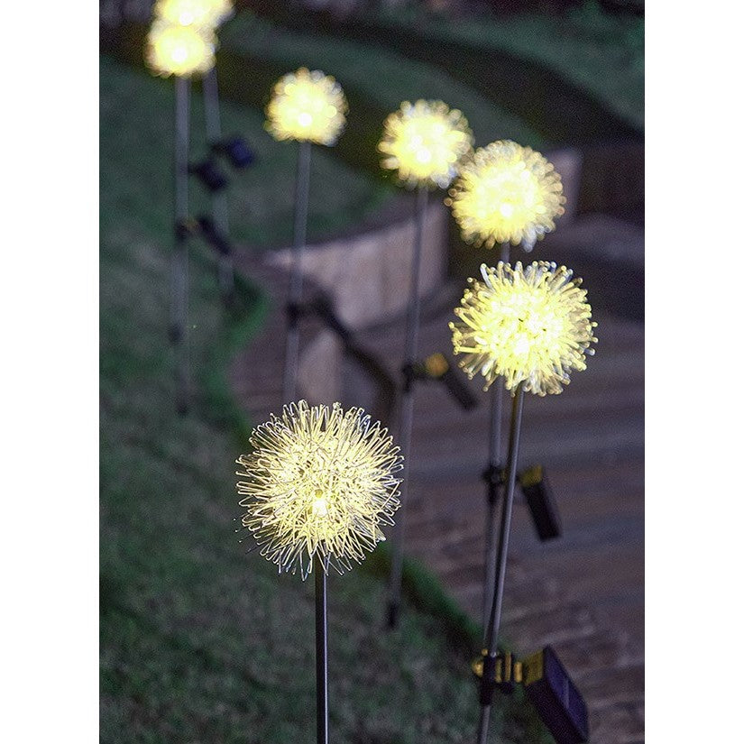 Lampa solara sub forma de Papadie,  alb cald, Vivimall - vivimall.ro