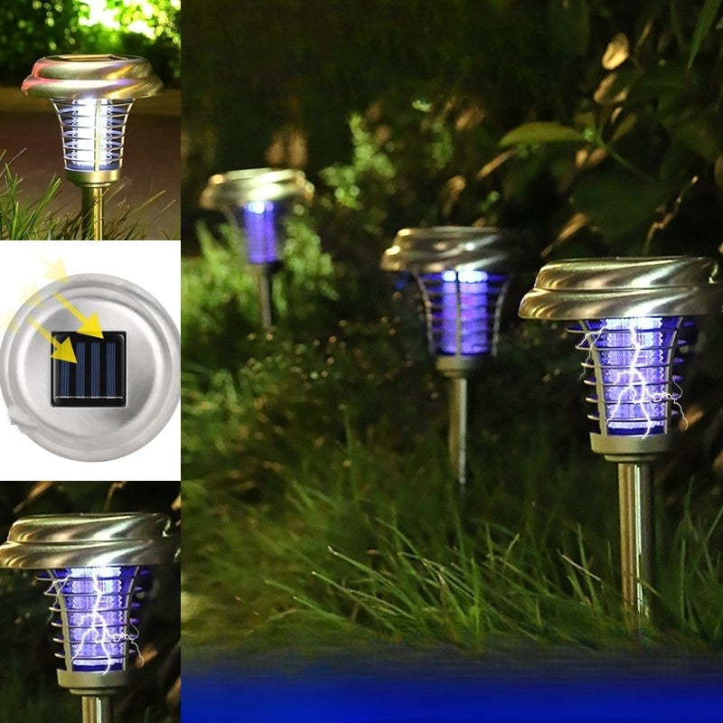 Lampa Solara Tip Torta, Anti-Insecte, Tantari, Uv, Led, 1.2V, Ip65, 1 Led, Material Abs, 48 X 14 Cm, Gri - vivimall.ro