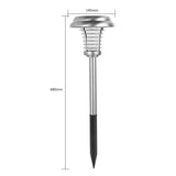 Lampa solara tip torta Flippy, anti-insecte, tantari, UV, LED, 1.2V, IP65, 1 LED, material ABS, 48 x 14 cm, gri