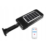 Lampa Stradala Solara, Cu Telecomanda, 36 Cm X 11.5 Cm, 108 Cob Led, 2592 Lumeni, 21.6 W - Echivalent 172 W Bec Incadescent, Ip65, Senzor De Miscare, Senzor De Lumina, 2 Grile, Alb Rece - vivimall.ro