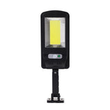 Lampa Solara De Exterior Led, 36 Cm X 11.5 Cm, 2400Lumeni 100 Cob Led 20 W - Echivalent 160 W Bec Incadescent, Ip65, Senzor De Miscare, Senzor De Lumina, 1 Grila, Alb Rece - vivimall.ro