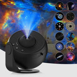 Lampa Tip Proiector Galaxie, Pentru Dormitor, Tematica Cer Instelat, Model Glob, Hd, Rotire 360 De Grade, 20 De Imagini, Incarcare Usb, 10 W