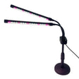 Lampa Uv Pentru Cresterea Plantelor, Conectare La Retea, 10W, 2 Capete, 36 Led-Uri, Ajustabila Pana La 60 Cm, Lumina Mov - vivimall.ro