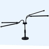 Lampa UV pentru cresterea plantelor, Vivimall, conectare la retea, 20W, 4 capete, 72 LED-uri, ajustabila pana la 66.5 cm, Lumina Alb Mov- - vivimall.ro