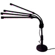 Lampa Uv Pentru Cresterea Plantelor, Conectare La Retea, 20W, 4 Capete, 72 Led-Uri, Ajustabila Pana La 66.5 Cm, Lumina Movâ- - vivimall.ro