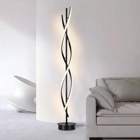 Lampadar Led Upsilon, 3000K/4000K/6000K, Metal Si Acril - vivimall.ro