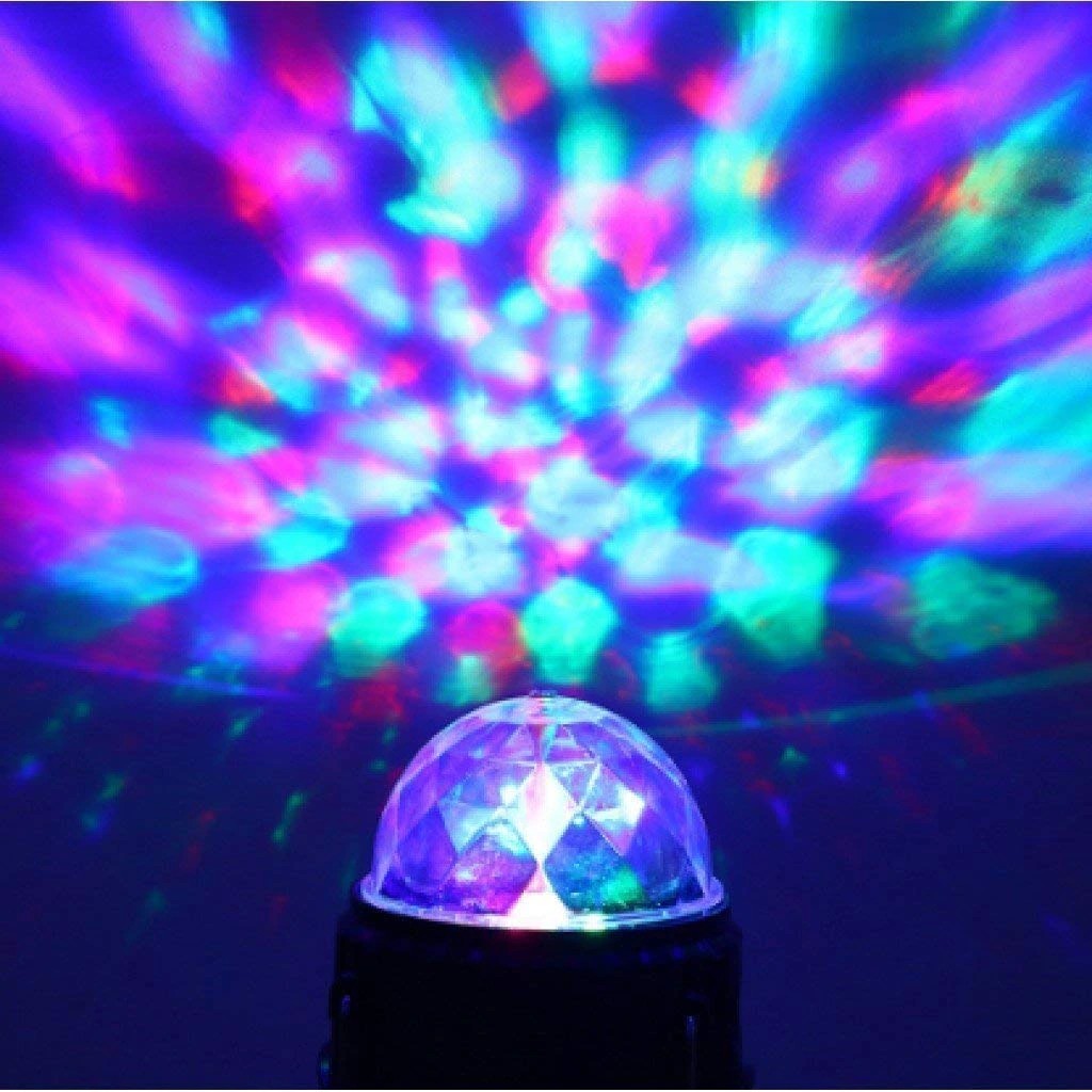 Lanterna Pliabila De Camping Magic Cool Cu Lampa Disc Si Usb Lanterna, Felinar, Acumulator 1200 Mah, Reincarcabila, 6 Led + 1 W + 3C Culori, Albastru - vivimall.ro