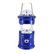 Lanterna Pliabila De Camping Magic Cool Cu Lampa Disc Si Usb Lanterna, Felinar, Acumulator 1200 Mah, Reincarcabila, 6 Led + 1 W + 3C Culori, Albastru - vivimall.ro