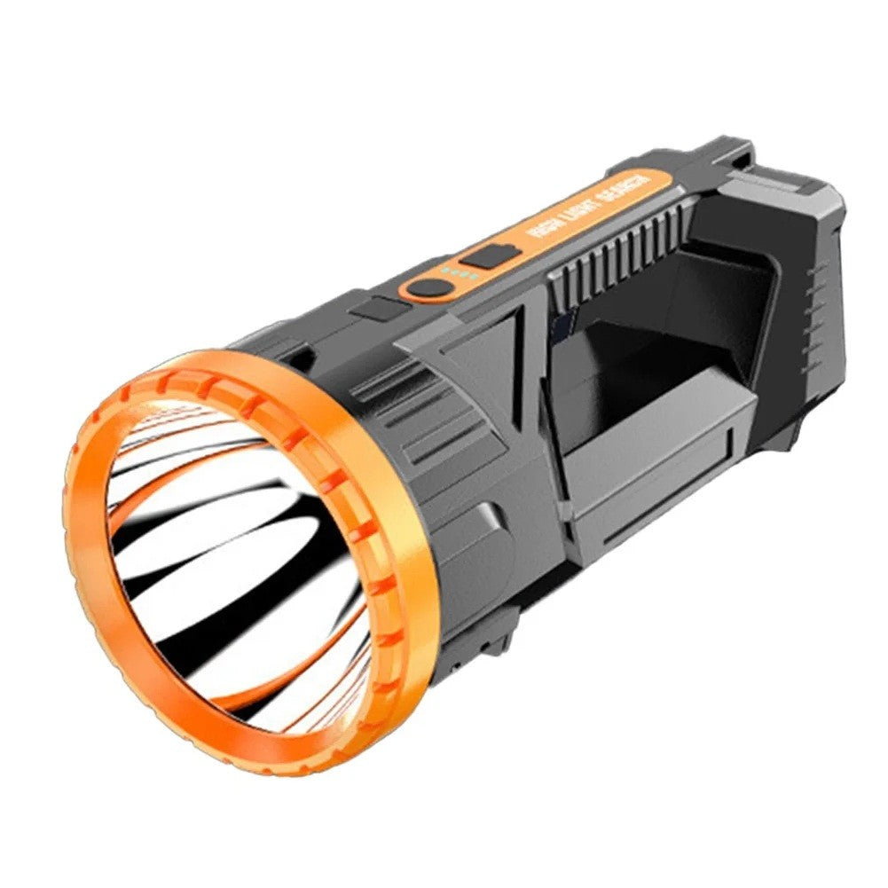Lanterna Led, Incarcare Usb, Autonomie 8-24H, 2 Surse De Lumina, Principal Si Lateral, Raza Maxima 100-200 M, Cob, 5W