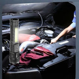 Lanterna LED  Flippy P50 mare, Incarcare USB,  10W, 2 Surse de Lumina,  16 x 3.8 cm, Negru