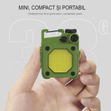 Lanterna Mini De Buzunar Tip Breloc, Incarcare Prin Usb Type C, Multifunctionala, Pentru Exterior, Camping, Alpinism, Ciclism, Mini Lanterna Elvis, Lumina Puternica, Culoare