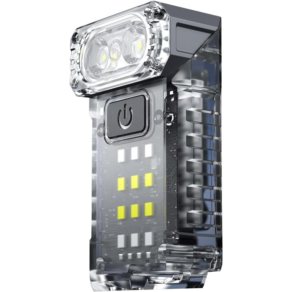 Lanterna Uv Led Portabila, Incarcare Usb Tip C, Raza 50 M, 5W, 3 Culori De Lumina, 1200 Mah, Fluorescent