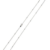 Lantisor Argint 925 cu Bile Rodiat 60 cm - vivimall.ro