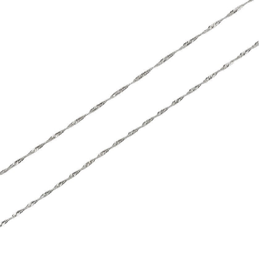 Lantisor Argint 925 Rasucit 55 cm, Jolie Silver, 2.6g - vivimall.ro