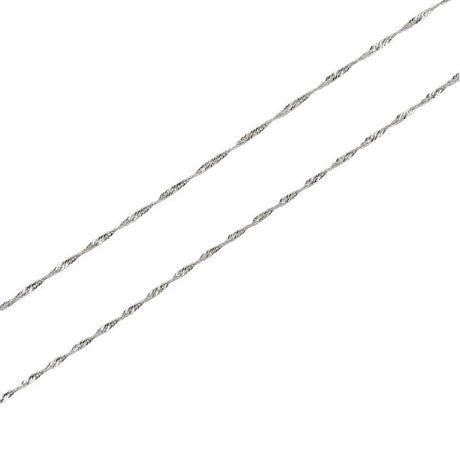 Lantisor Argint 925 Rasucit 55 cm, Jolie Silver, 2.6g - vivimall.ro