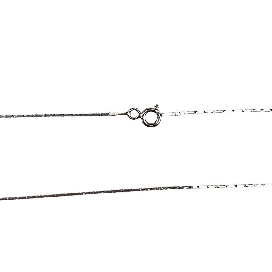 Lantisor Argint 925 Sarpe Shinny 40 Cm