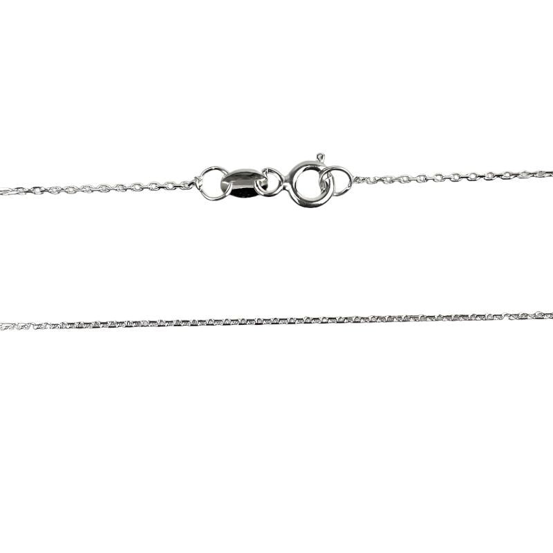 Lantisor Argint 925 Zale Patrate 55 Cm