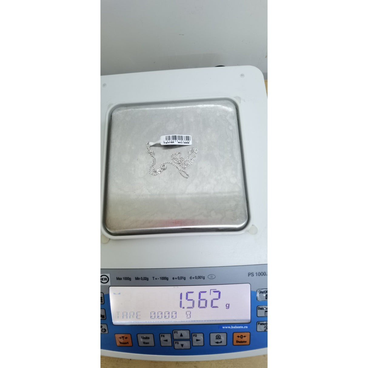Lantisor Din Argint 925, 38 Cm