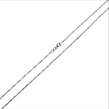 Lantisor din Argint 925 model Rasucit 39 cm - vivimall.ro