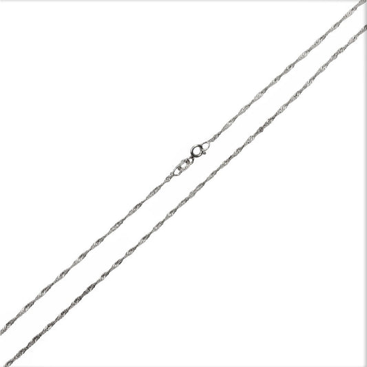 Lantisor din Argint 925 model Rasucit 39 cm - vivimall.ro