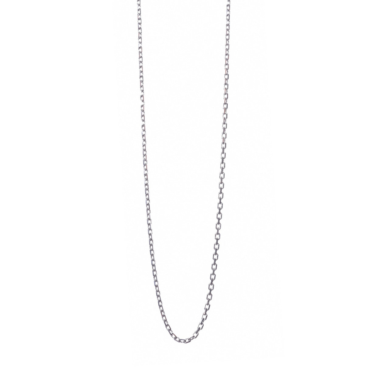Lantisor Din Argint 925, Zale Patrate 38 Cm