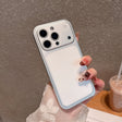 Husă iPhone 15 Pro Max Unibody mat argintiu, vedere frontală, capac spate rigid