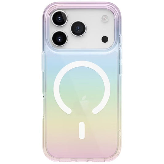 Husa Telefon, Vivimall, Compatibila iPhone 17 Pro Max, Model Cameleon, Magsafe, Schimbare Gradient de Culoare din Unghiuri Diferite, Multicolor - vivimall.ro