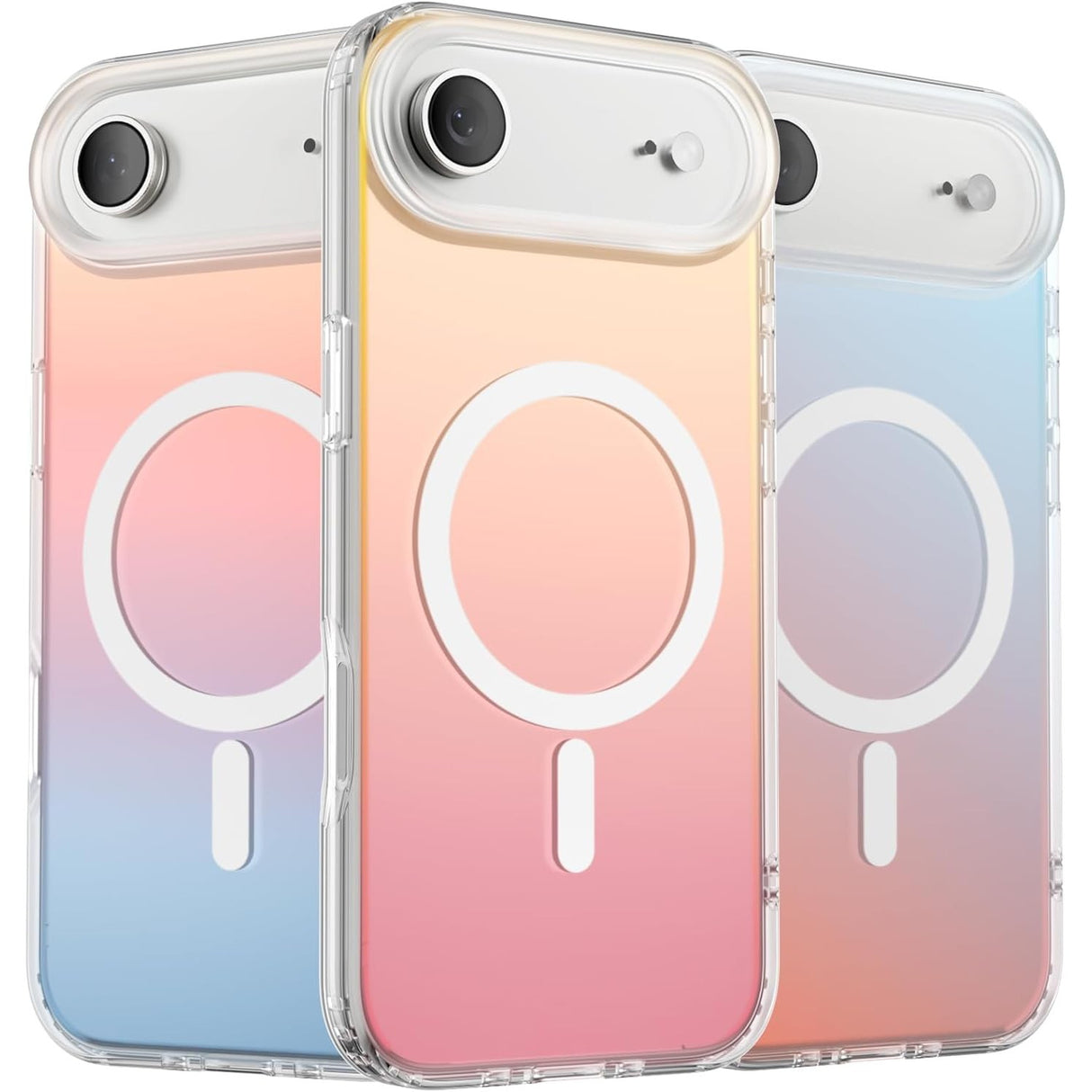 Husă Cameleon MagSafe iPhone 17 Air, material TPU moale și PC dur, detaliu margini ridicate