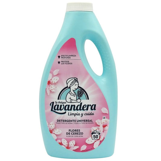 Detergent Lichid pentru Rufe, LAVANDERA, Flores de Cerezo, 2.5 L - vivimall.ro