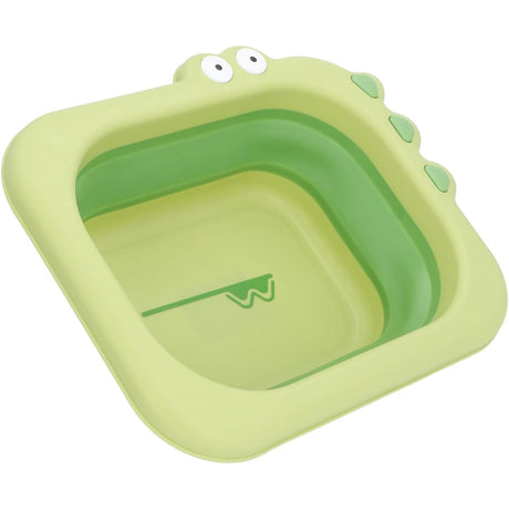 Lavoar Pliabil, Pentru Copii, Din Pp/Tpe, Portabil, Model Crocodil, 30X24.5X9 Cm - vivimall.ro