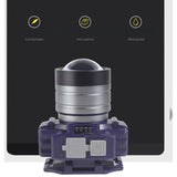 Lanterna Led De Montat Pe Cap, Cu Raza Lunga De Zoom, Far Telescopic, Reglabil, Rezistent La Apa, Pentru Pescuit In Aer Liber, Camping, Lumina Puternica, Lanterna